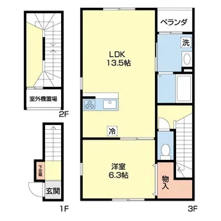 FERIO古川町【3階】の間取り
