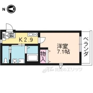 カーサ桜馬場【1階】の間取り