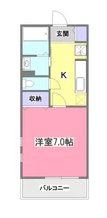 ビーハイブ【1階】の間取り