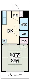 第2コーポ田中【2階】の間取り