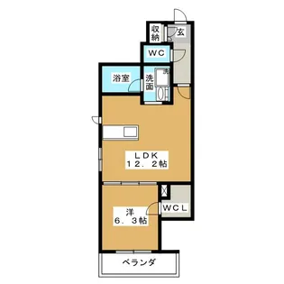 Cieluna【2階】の間取り