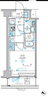 ベルシード蕨駅前通り【4階】の間取り