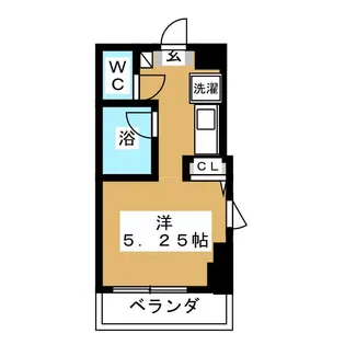 ロイヤルライオンヴィレッヂPART5【4階】の間取り