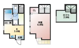 Soleil芝高木の間取り