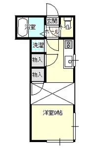 ミルクベッチハウス【2階】の間取り