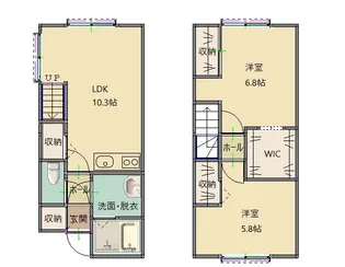 カサーレ沓掛の間取り