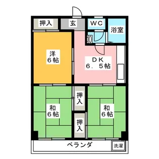 3DKの間取り画像