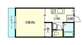 岡山県岡山市東区瀬戸町瀬戸【アパート】の間取り