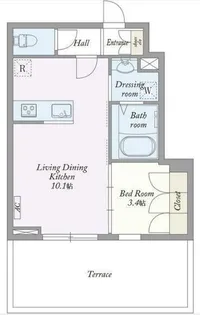 ROELL【1階】の間取り