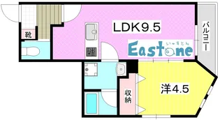 Santa Cruz東谷山(サンタクルーズ)【3階】の間取り
