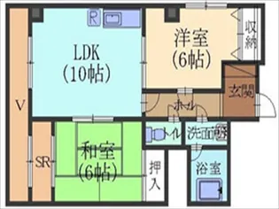 ビエントーレ【4階】の間取り