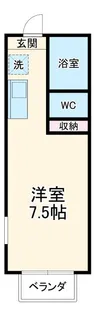 コーポ千日原【1階】の間取り