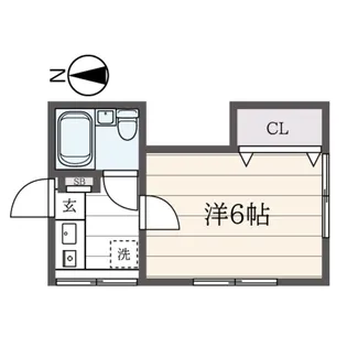 ブルフサイド【2階】の間取り