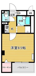 細田マンションB【3階】の間取り