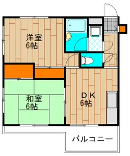 ラ・ベルハイツ【3階】の間取り