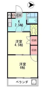 エンブレム三佐【1階】の間取り