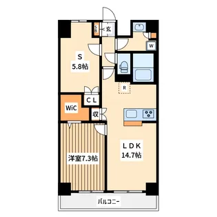 東京都昭島市中神町【マンション】の間取り