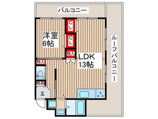 レヂオンス新所沢【1階】の間取り