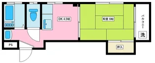 コーポ末次【3階】の間取り