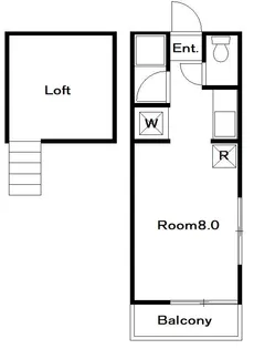 ロードハイツM【1階】の間取り