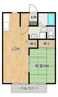 パナハイツ藪塚B【2階】の間取り