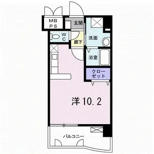 ブリランテピアッツァ【7階】の間取り