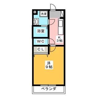 オーシャンブルー【1階】の間取り