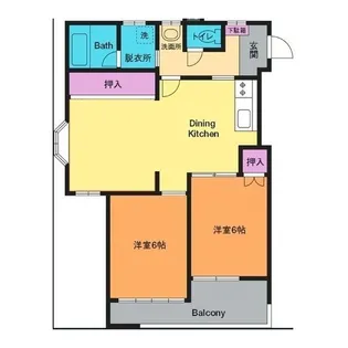 ヴィヴィットヒル【1階】の間取り