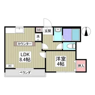 チェリーボブ【1階】の間取り