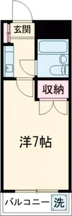 サニーライフ四谷【2階】の間取り