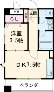 E.POPULAR【9階】の間取り