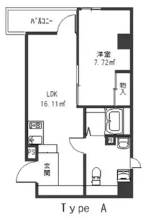 グレースヒル曙【4階】の間取り