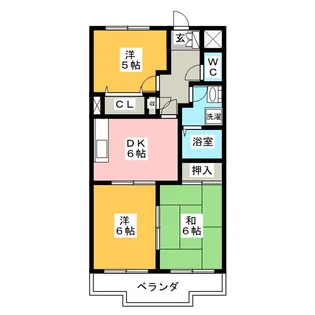 マンションヨコヒラ【3階】の間取り