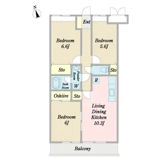 パルステージ・アイ【2階】の間取り