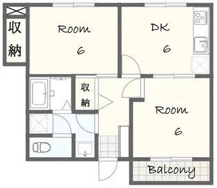 エーデルヴィラ【1階】の間取り