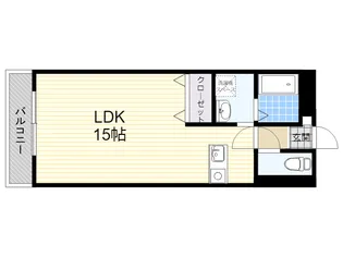 ベルドミール1番館【1階】の間取り