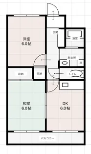 高知県高知市高須大島【アパート】の間取り