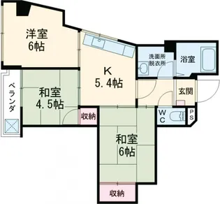 NE1コーポ【4階】の間取り