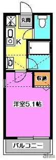 東京都清瀬市中里1【アパート】の間取り