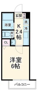 ラビット南与野【2階】の間取り