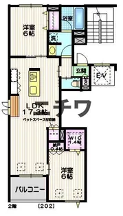 NOAH・K(ノアケー)【2階】の間取り