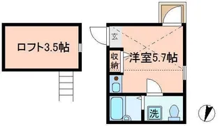 リンク亀有【3階】の間取り