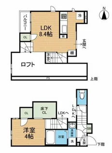 CB南熊本ヴィータ【1階】の間取り