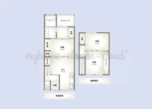 富山県高岡市上北島【一戸建】の間取り