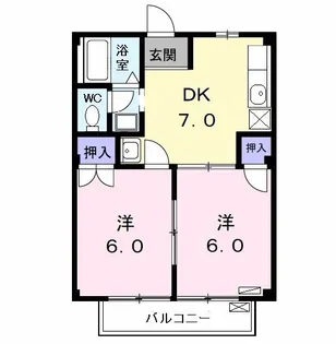 グリーンハイムI【2階】の間取り