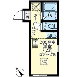 ユナイト根岸マイケル・オーウェン【2階】の間取り