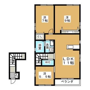 Kronos【2階】の間取り