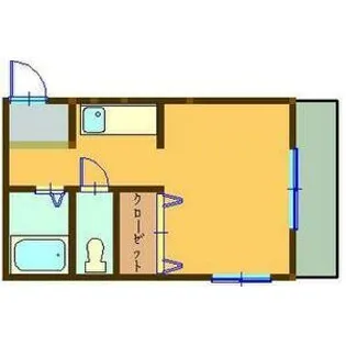 コーポ上土居【3階】の間取り