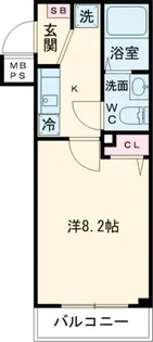 VERXEEDαAYASE【4階】の間取り