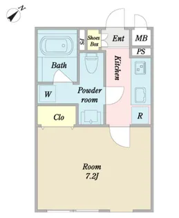 Espoir【1階】の間取り